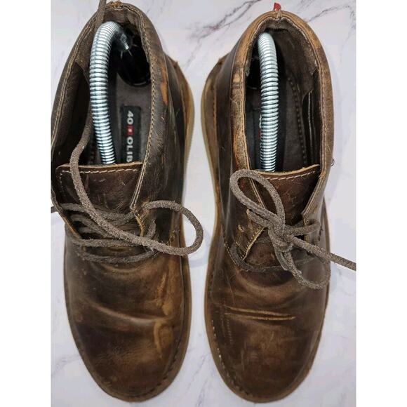 OLIBERTE Chukka Leather Lace-up Boots Men's Size 40 EU/US 7 - Picture 3 of 16